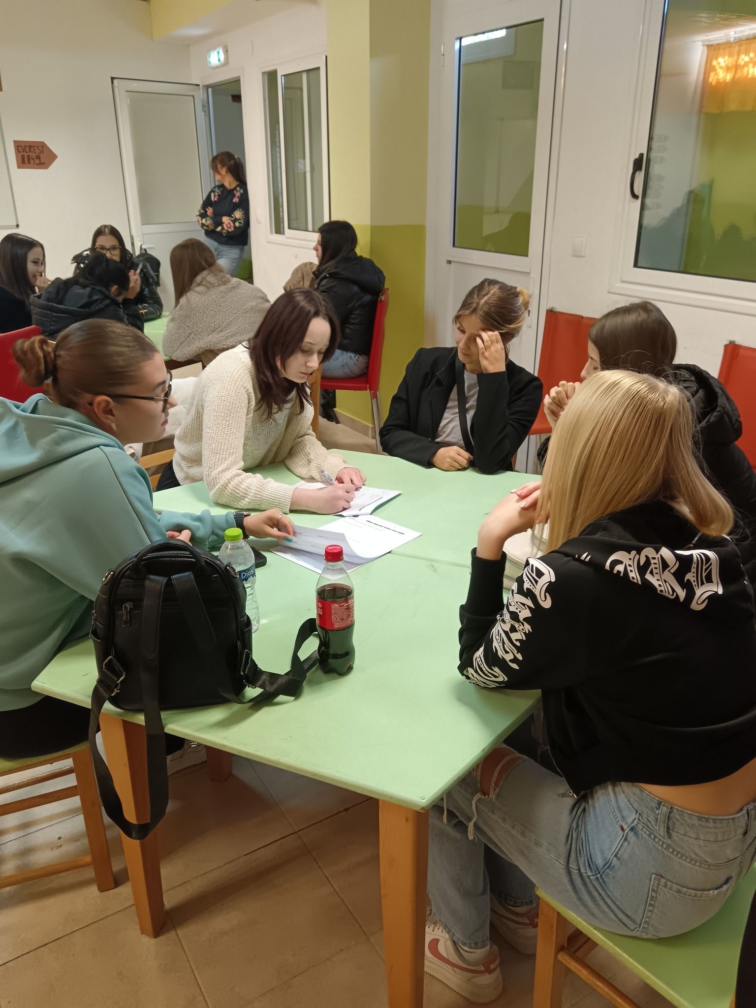 Szakmai programon vettek részt a diákok.