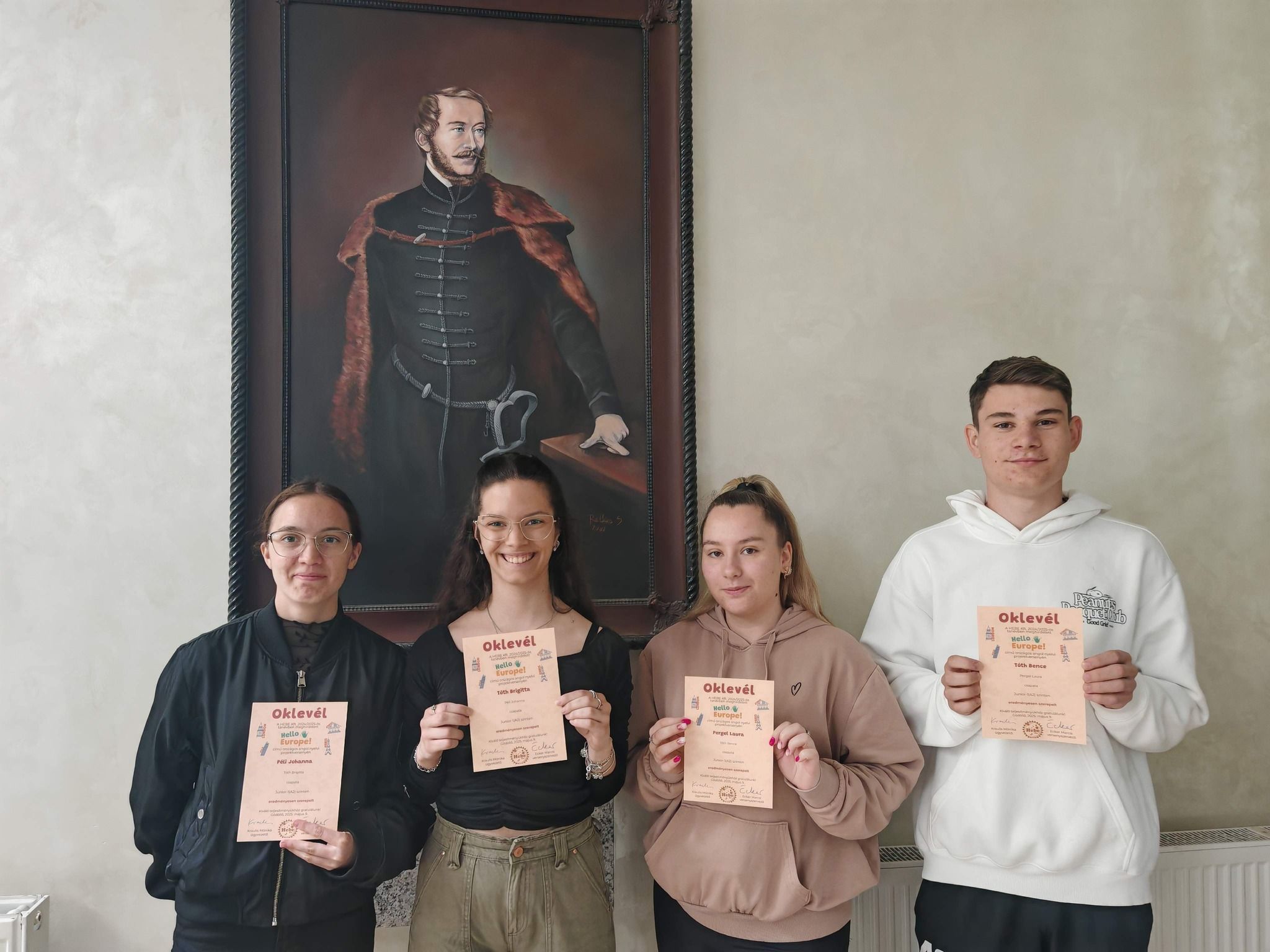 Péli Johanna, Tóth Brigitta, Pergel Laura, Tóth Bence