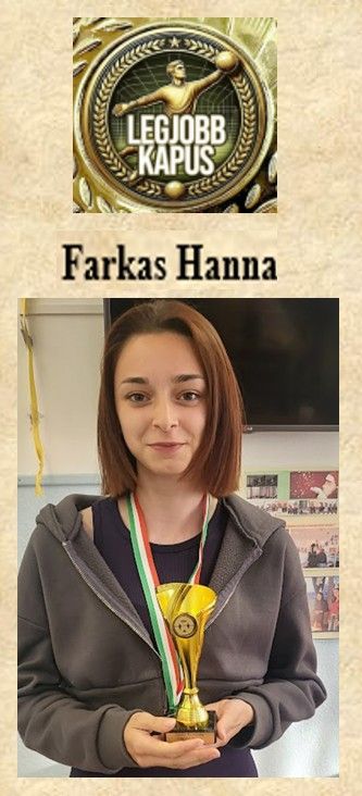 Farkas Hanna a legjobb kapus