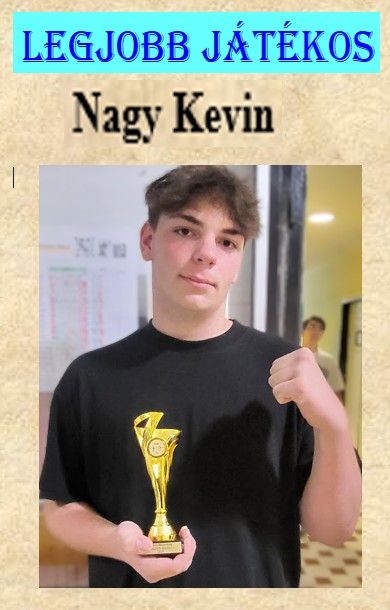 Nagy Kevin a legjobb játékos