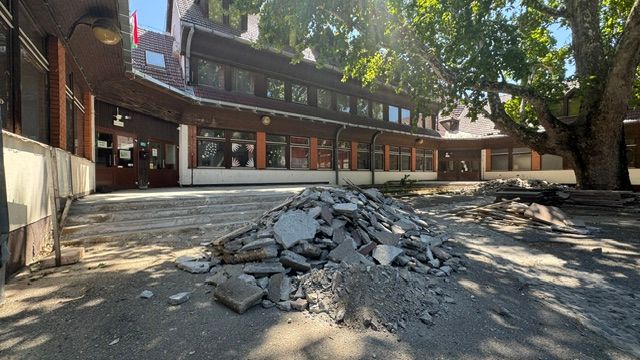 Megkezdődött a Dékáni Technikum udvarának felújítása