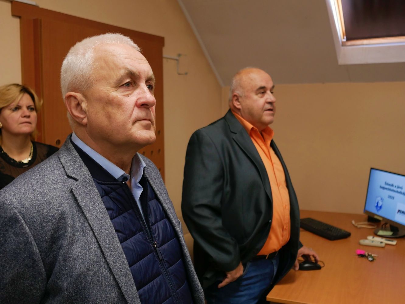 Somogyvári József régi barátként fogadta a cég delegációját.