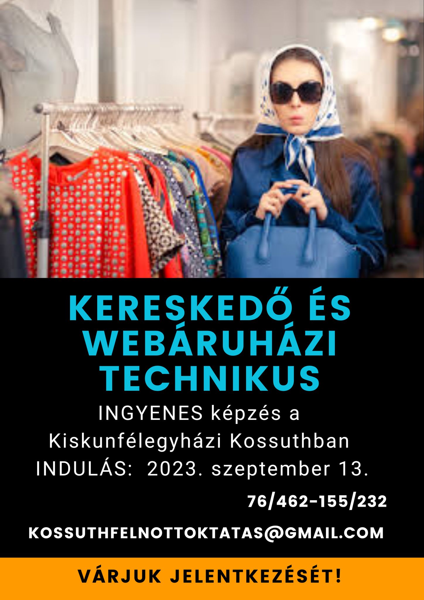 Kossuth kereskedő és webáruházi technikus képzés