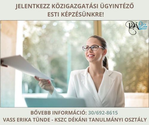 Közigazgatási ügyintéző is lehetsz – segít a Dékáni Technikum!